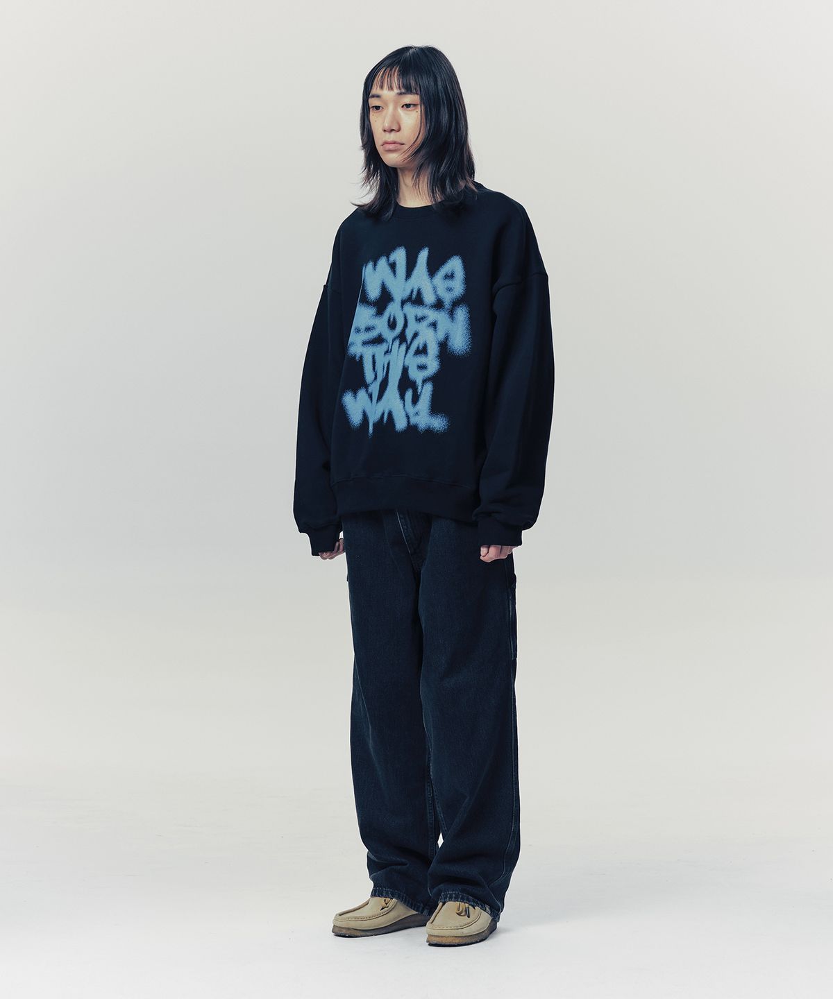 이스트쿤스트(ISTKUNST) BORN THIS WAY SWEATSHIRTS_BLACK(IK2EFMM444A)