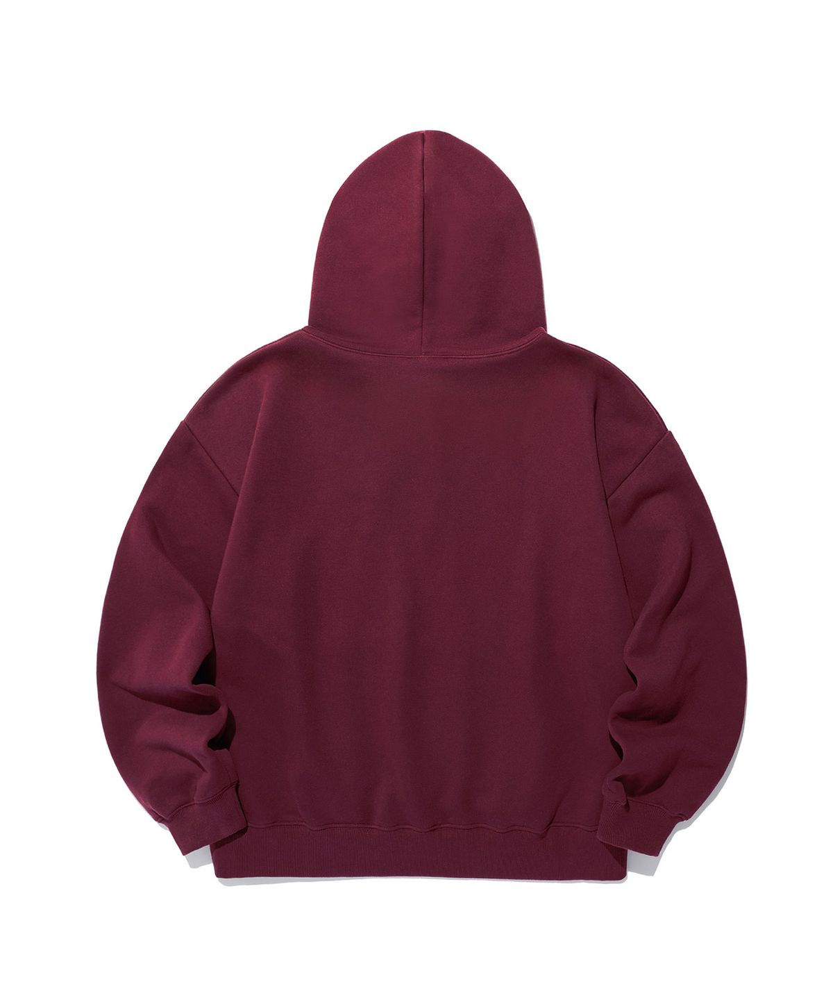 이스트쿤스트(ISTKUNST) IK TAG LOGO HOODIE_BURGUNDY(IK2EFMM415A)