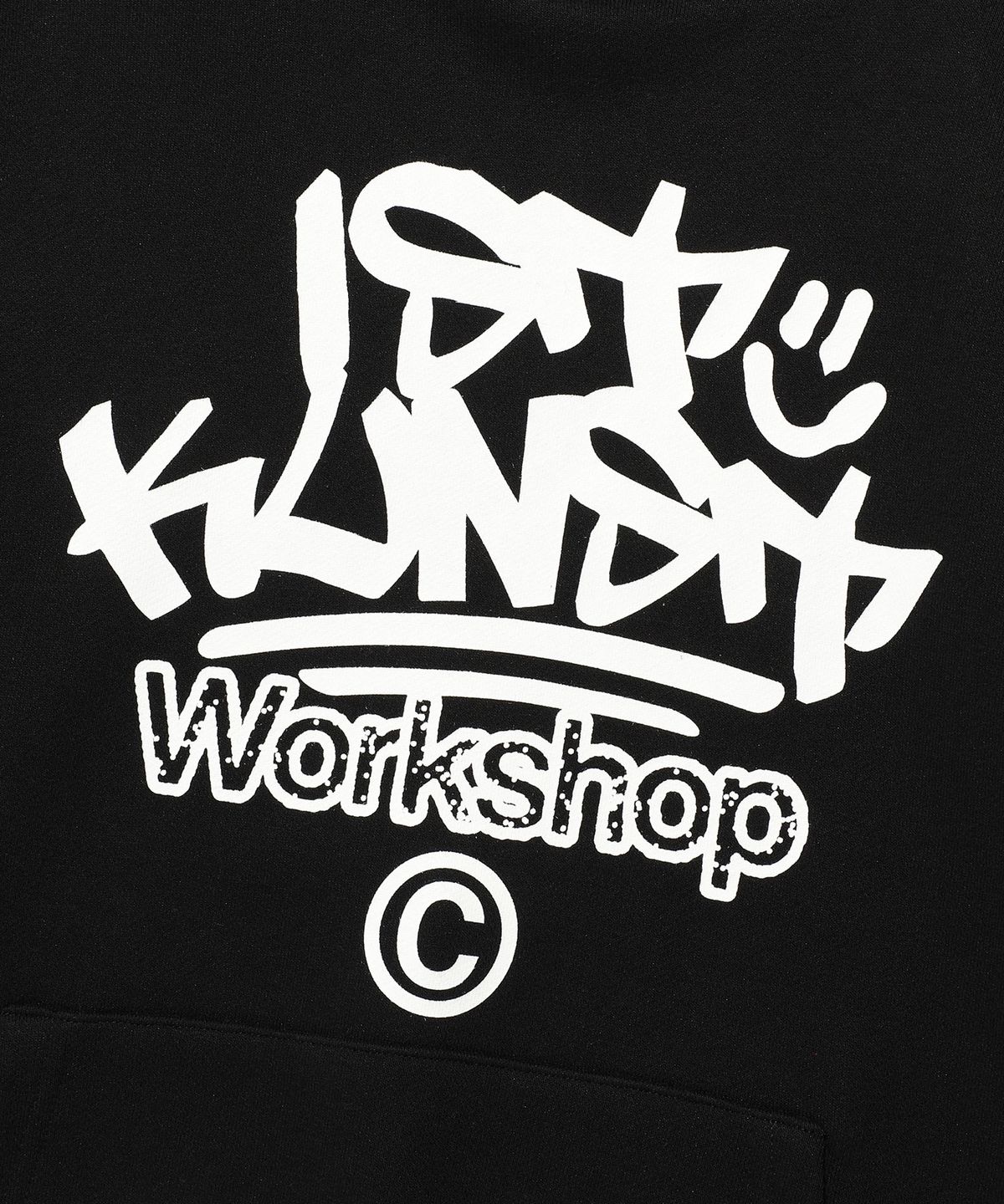이스트쿤스트(ISTKUNST) IK TAG LOGO HOODIE_BLACK(IK2EFMM415A)
