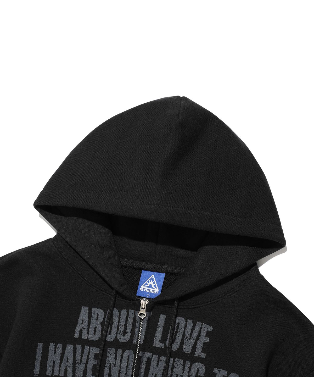 이스트쿤스트(ISTKUNST) SAY HOOD ZIP UP_BLACK(IK2EFMM484A)