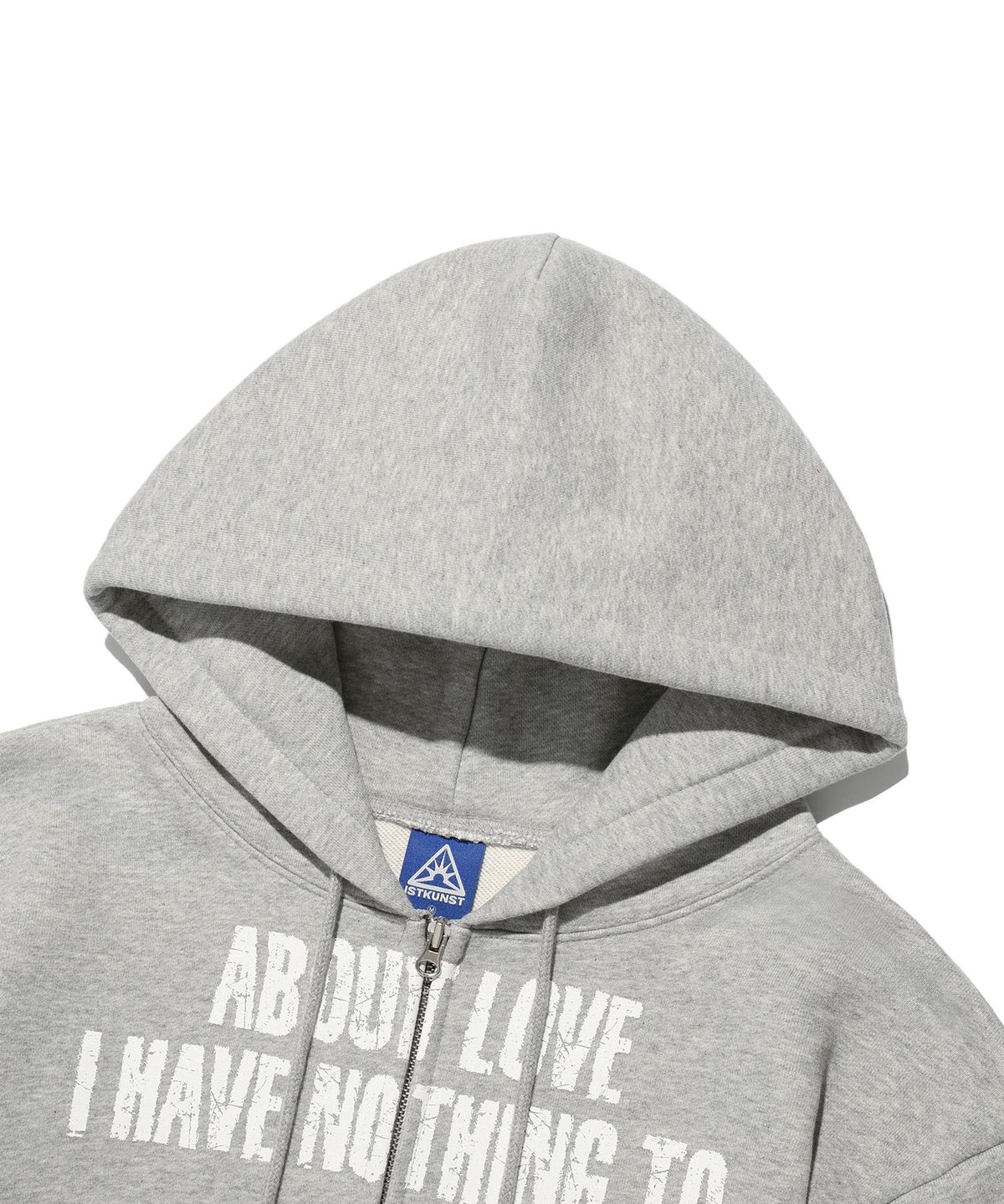 이스트쿤스트(ISTKUNST) SAY HOOD ZIP UP_GREY(IK2EFMM484A)