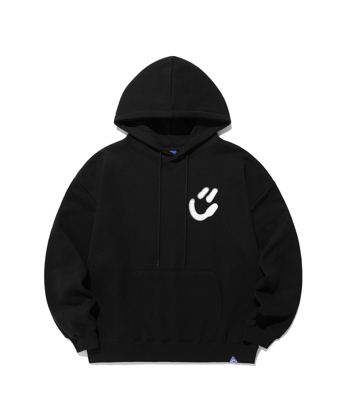 이스트쿤스트(ISTKUNST) BLUR SMILEY BALL HOODIE_BLACK(IK2EFMM402A)