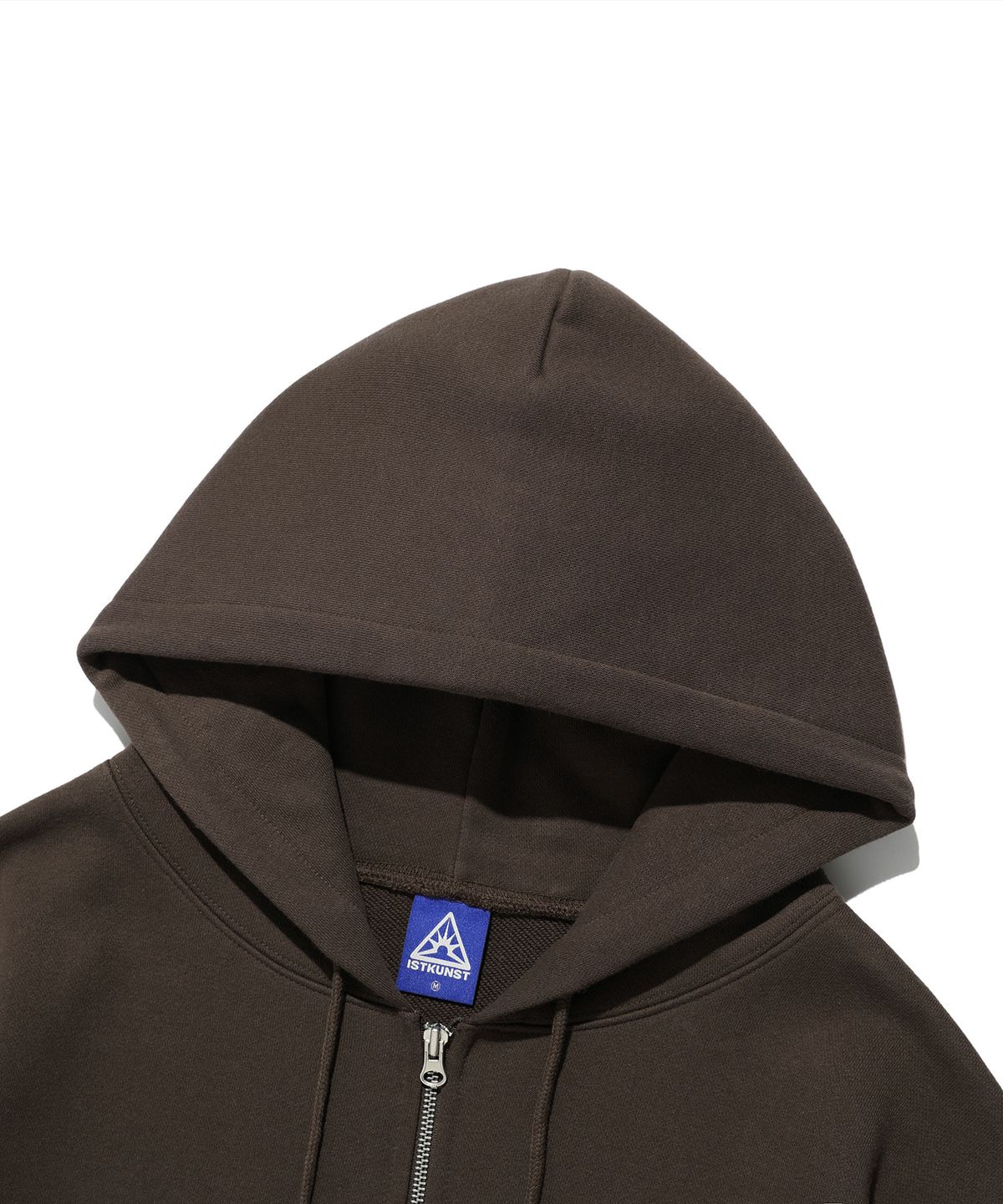 이스트쿤스트(ISTKUNST) SUNRISE STITCH LOGO HOOD ZIP UP_BROWN(IK2EFMM481A)