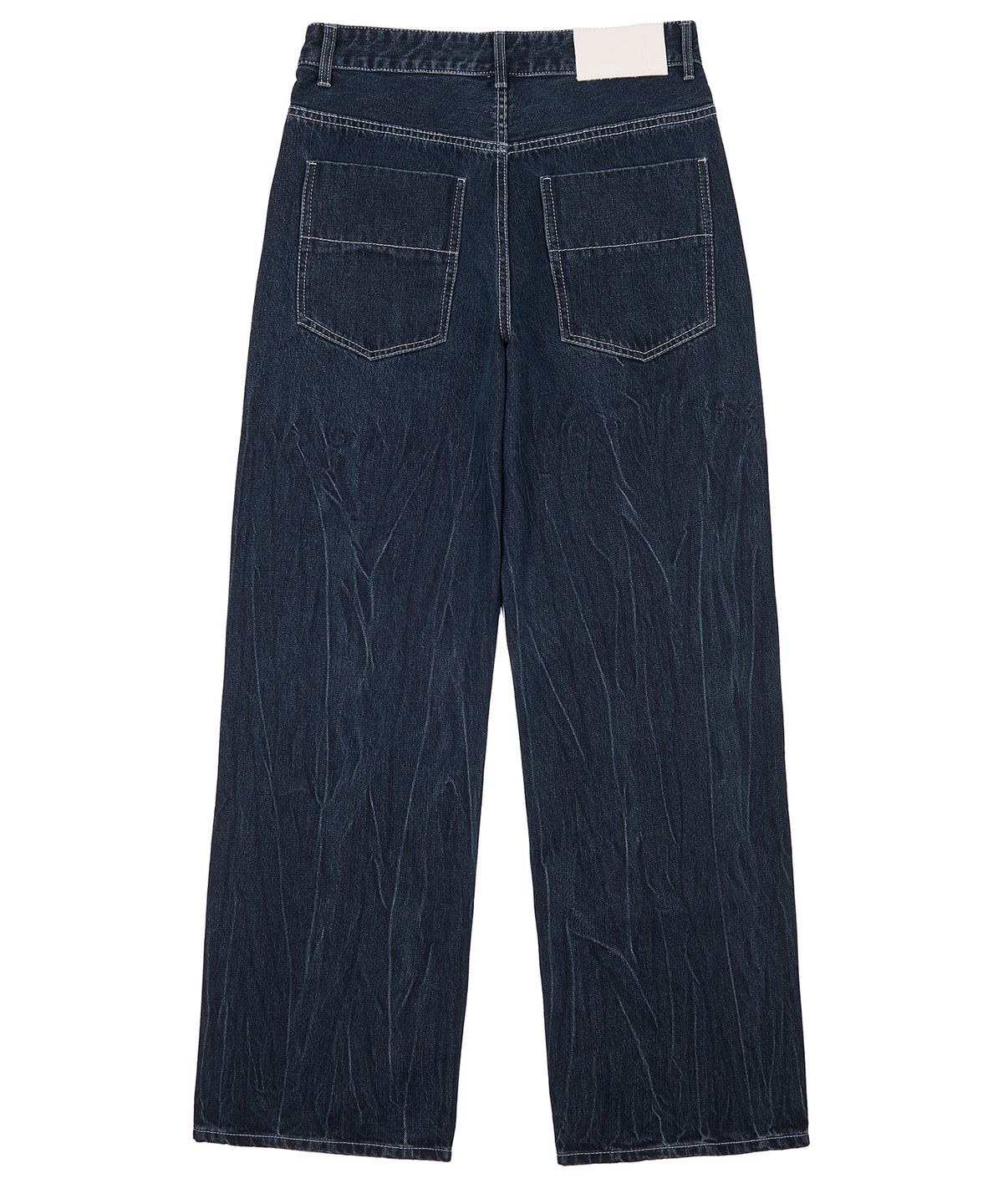 데케트(DECET) Mid Rise Wide Jeans DCPT027CRDBlue
