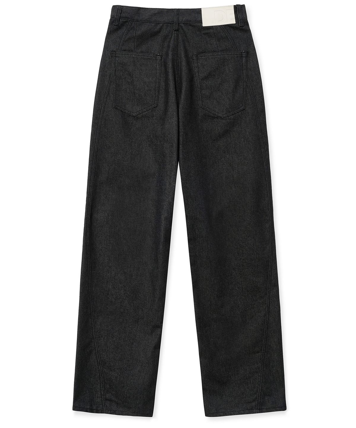 데케트(DECET) Curved Wide Jeans DCPT033CPBlack2