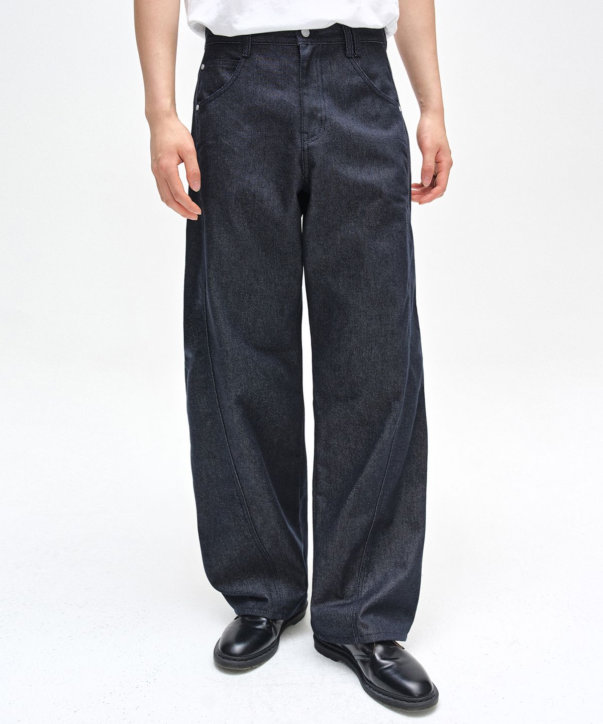 데케트(DECET) Curved Wide Jeans DCPT033CPIndigo2