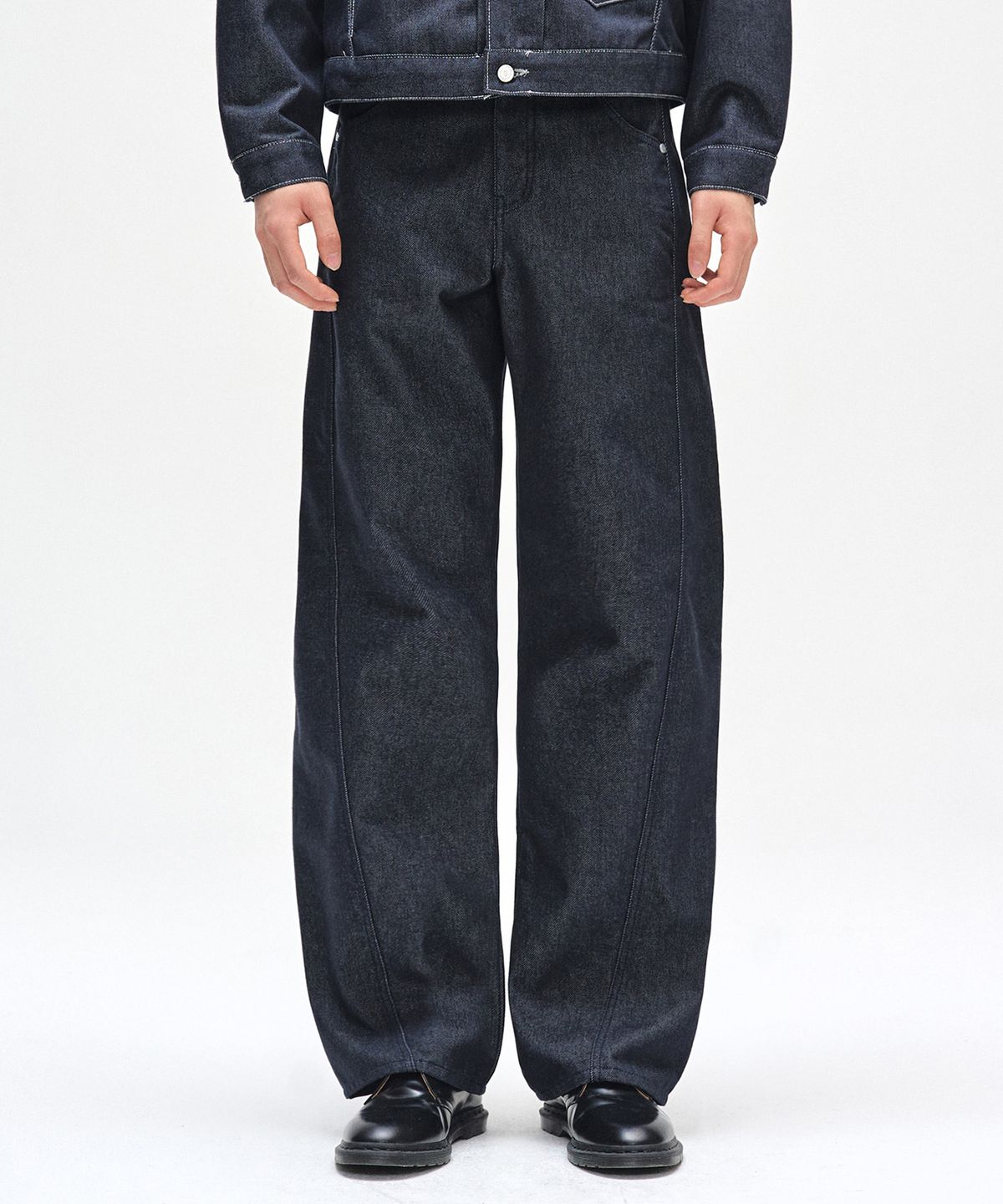 데케트(DECET) Curved Wide Jeans DCPT033CPIndigo2