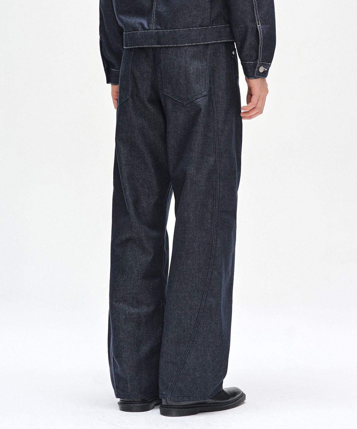 데케트(DECET) Curved Wide Jeans DCPT033CPIndigo2