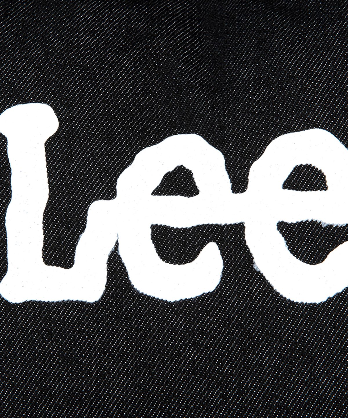 리 키즈(LEE KIDS) 빅 트위치 로고 데님 에코백 블랙 LK2403EC03BK
