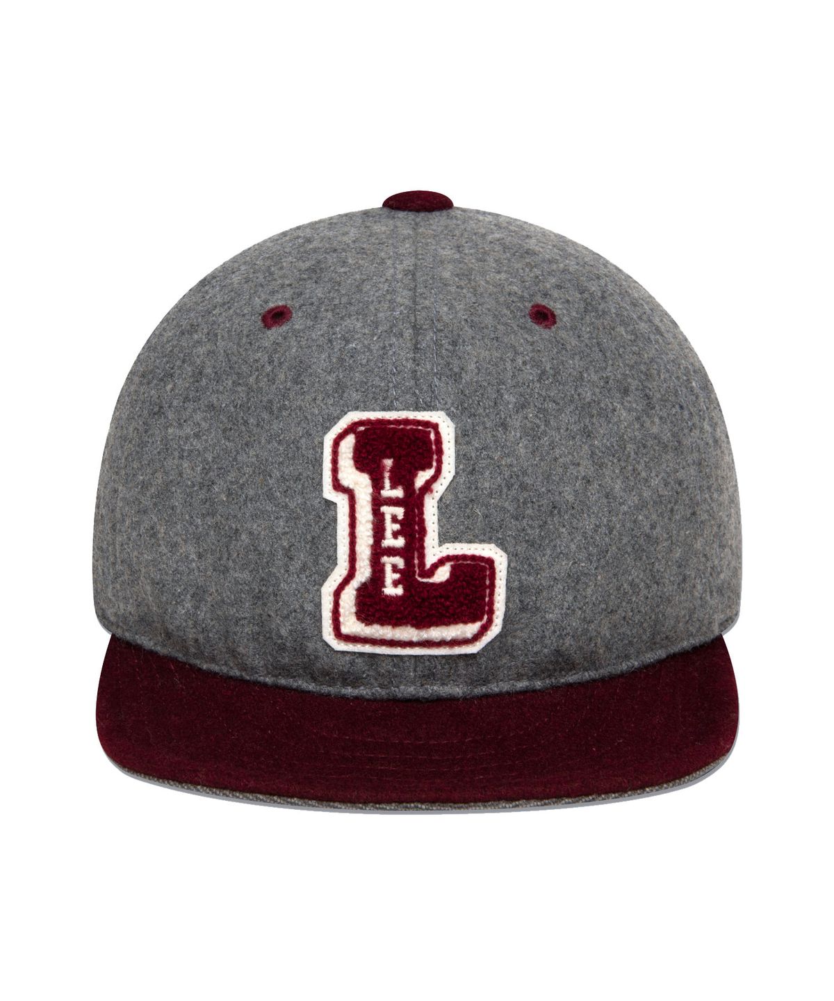 리 키즈(LEE KIDS) L 로고 부클 소프트챙 볼캡 버건디 LK2403CA05BU