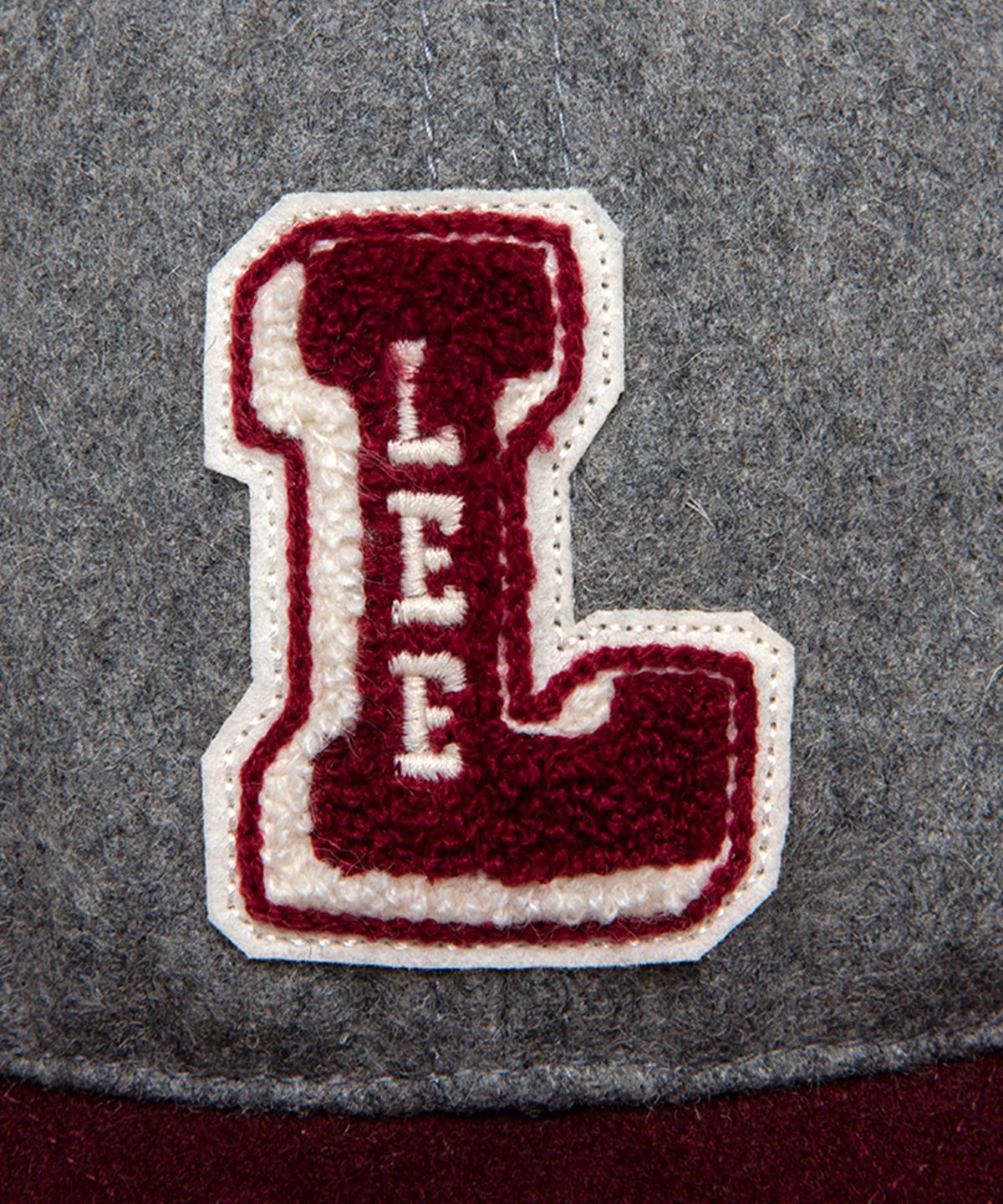 리 키즈(LEE KIDS) L 로고 부클 소프트챙 볼캡 버건디 LK2403CA05BU