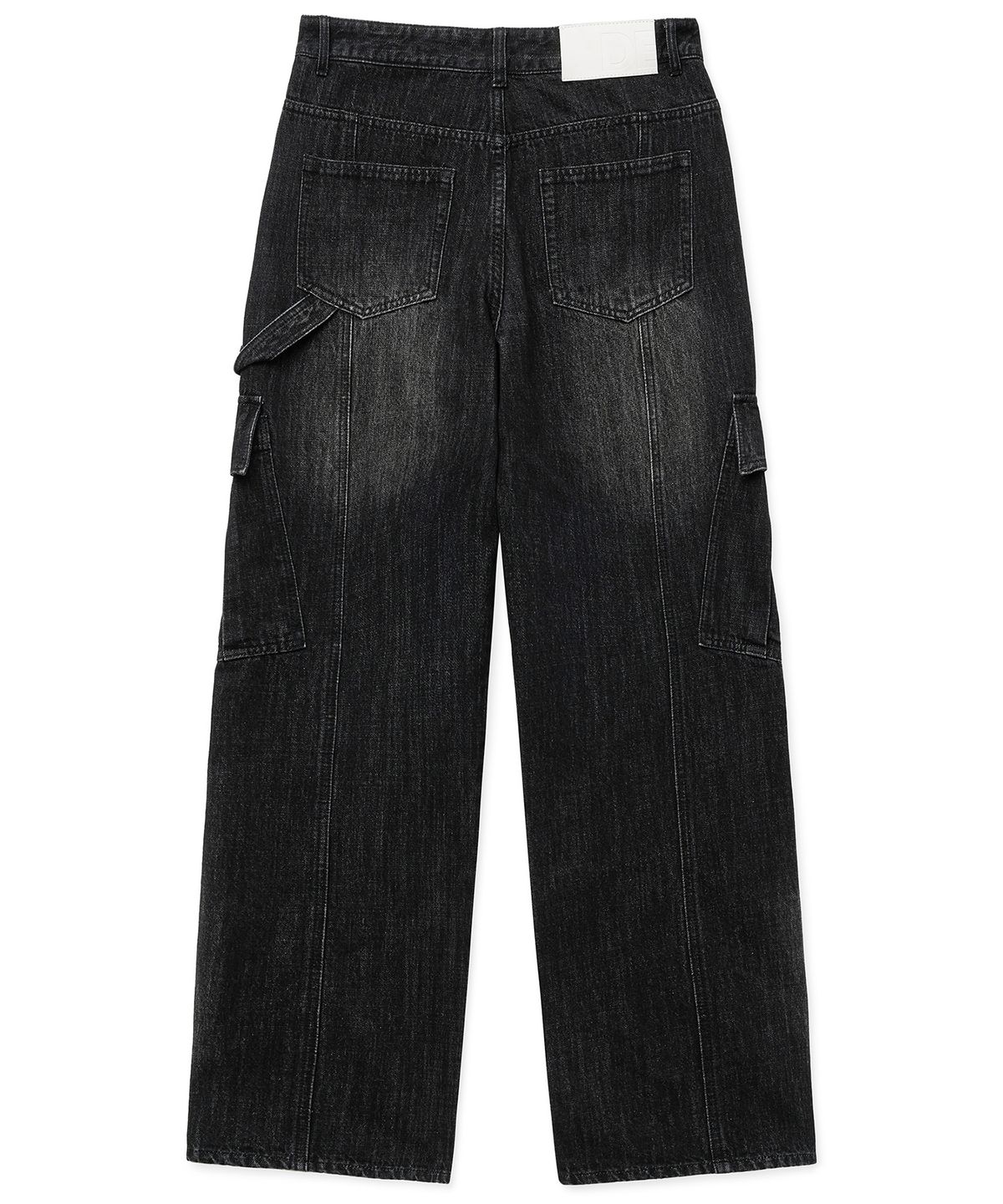 데케트(DECET) Cargo Carpenter Wide Jeans DCPT042BlackA