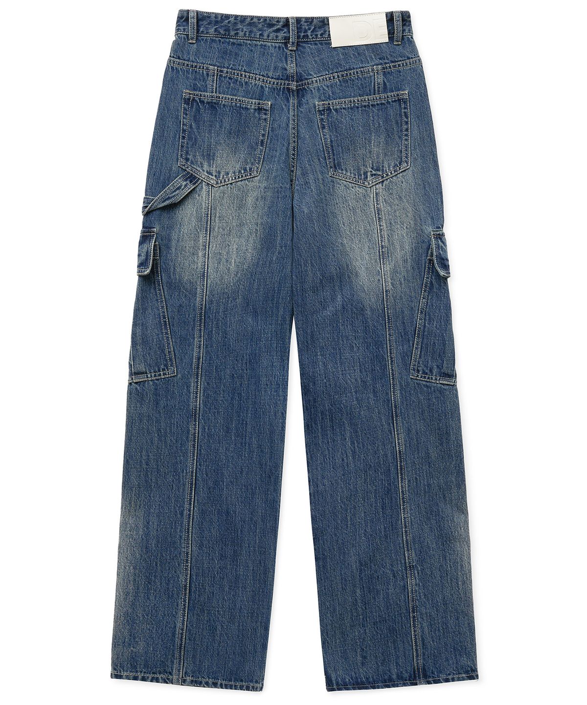 데케트(DECET) Cargo Carpenter Wide Jeans DCPT042BlueA