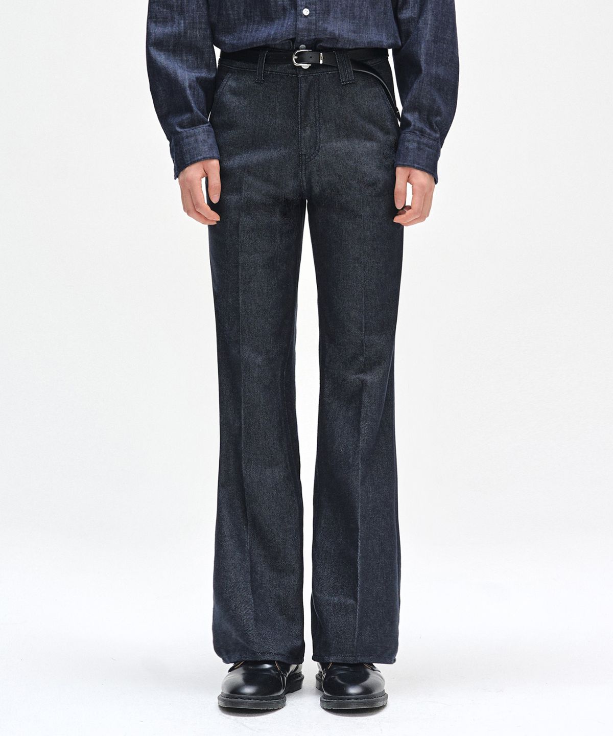 데케트(DECET) Dawn Semi Flared Jeans DCPT044CPIndigo2