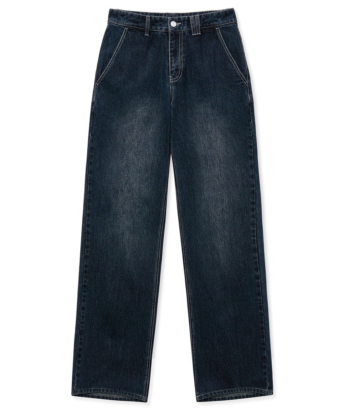 데케트(DECET) Dawn Semi Flared Jeans DCPT044DBlue