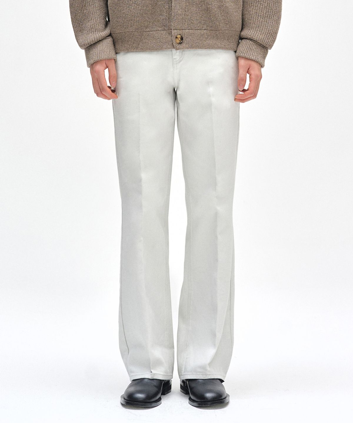 데케트(DECET) Dawn Semi Flared Jeans DCPT044LGray