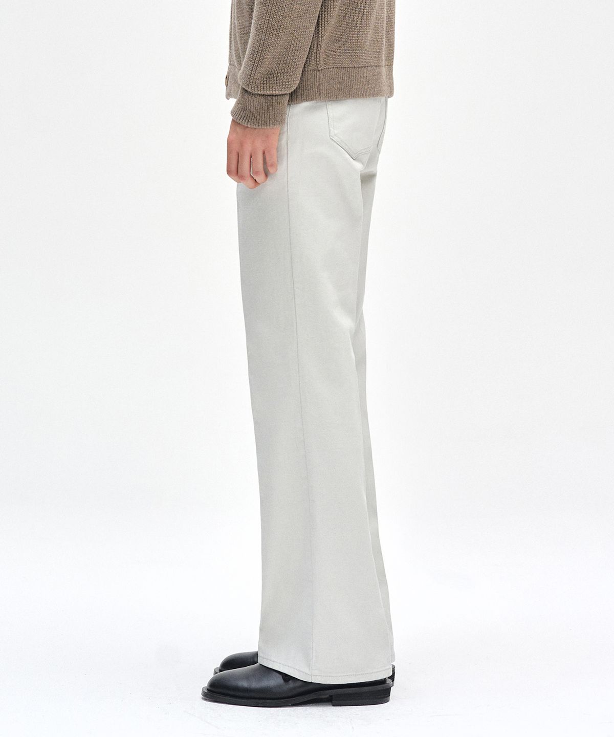 데케트(DECET) Dawn Semi Flared Jeans DCPT044LGray