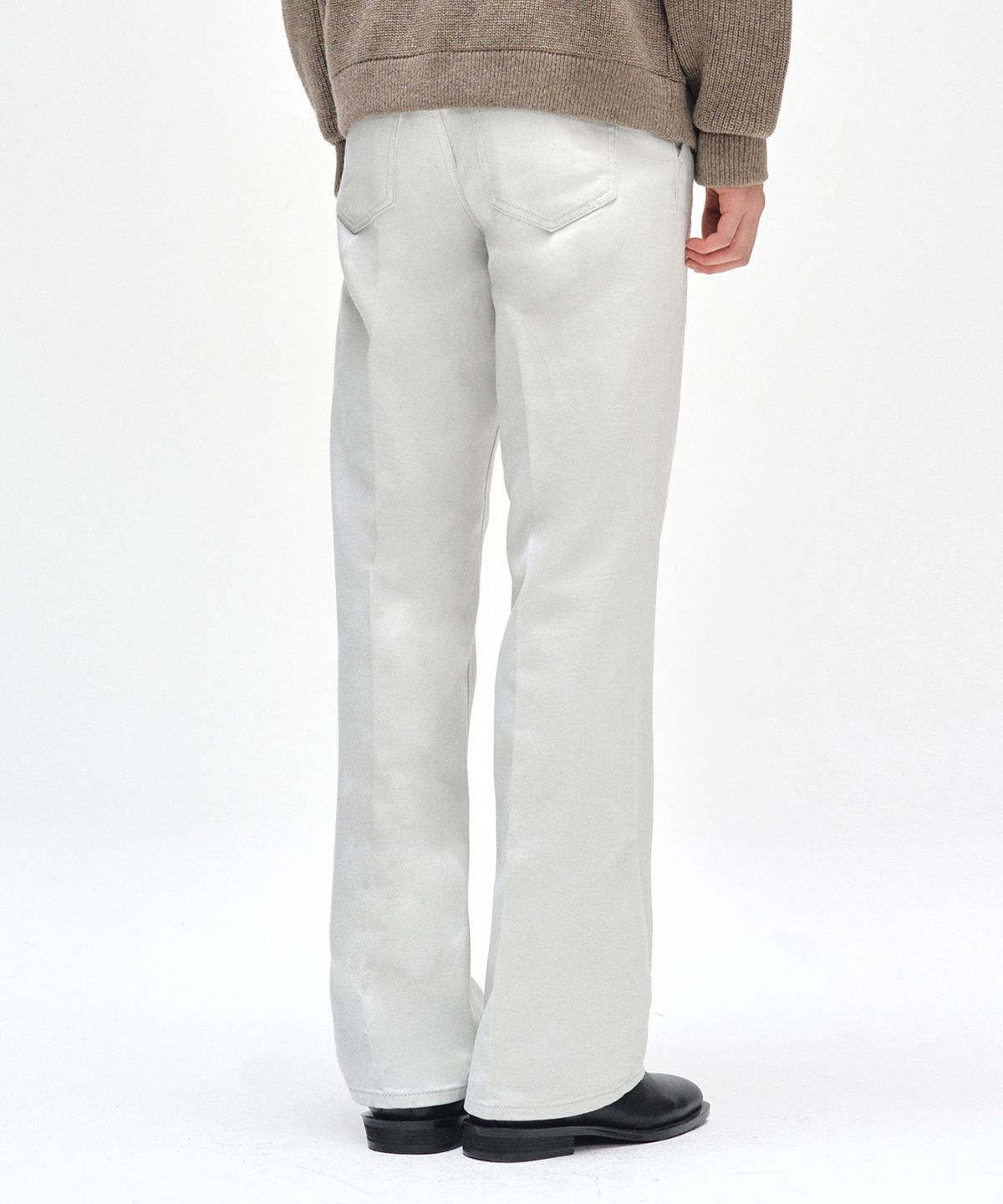 데케트(DECET) Dawn Semi Flared Jeans DCPT044LGray