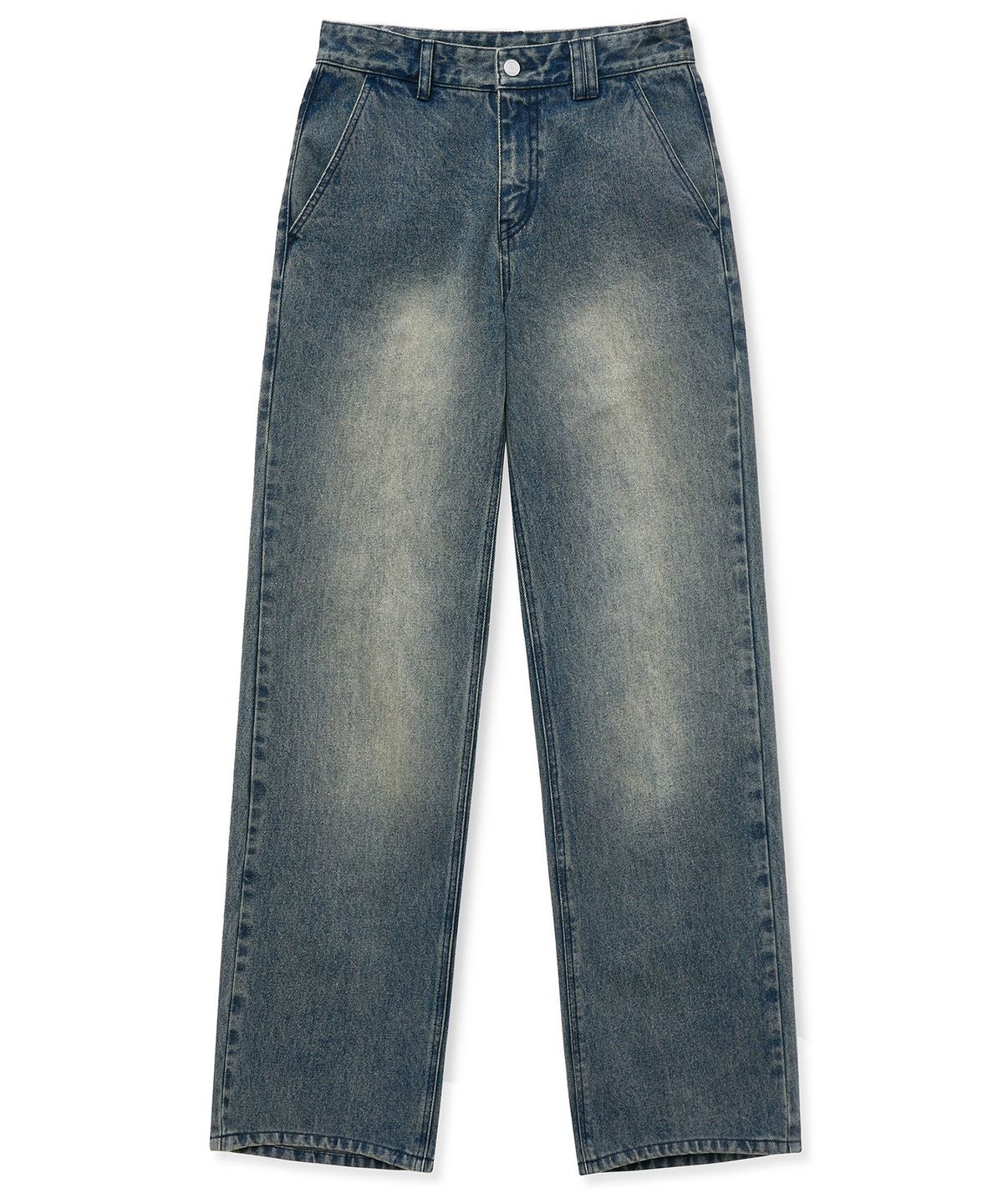 데케트(DECET) Dawn Semi Flared Jeans DCPT044STNGRBlue