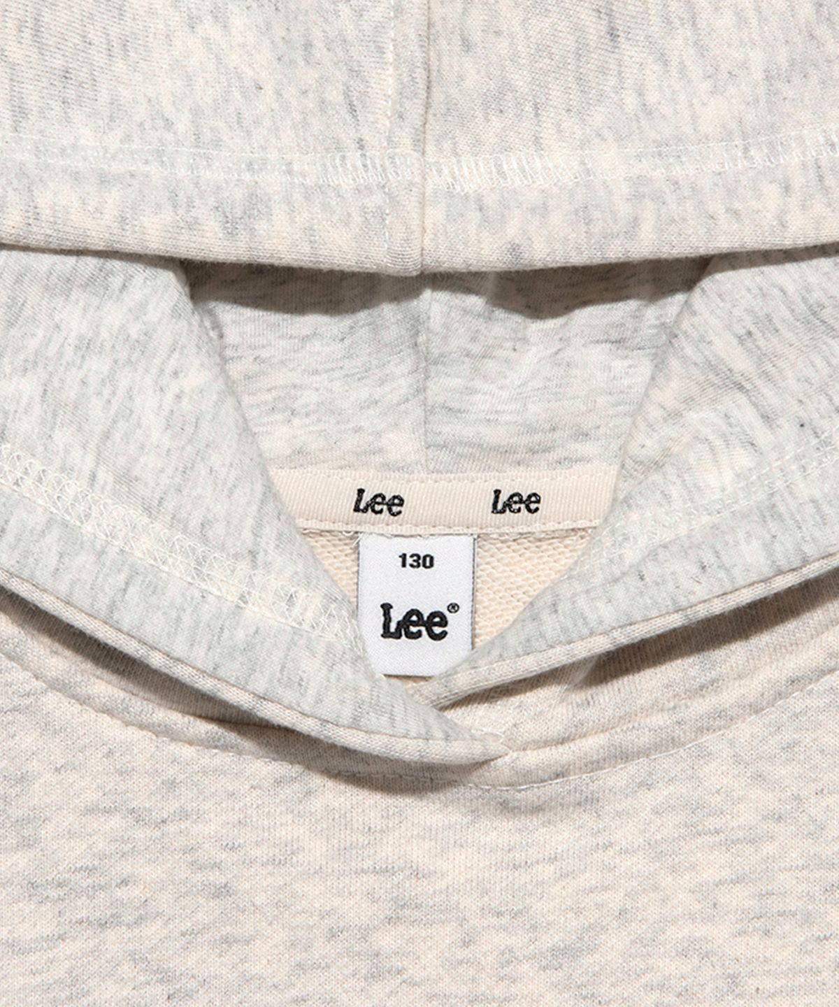 리 키즈(LEE KIDS) 스웨트 플리츠 믹스 레귤러핏 원피스 오트밀 LK2403OP73OT