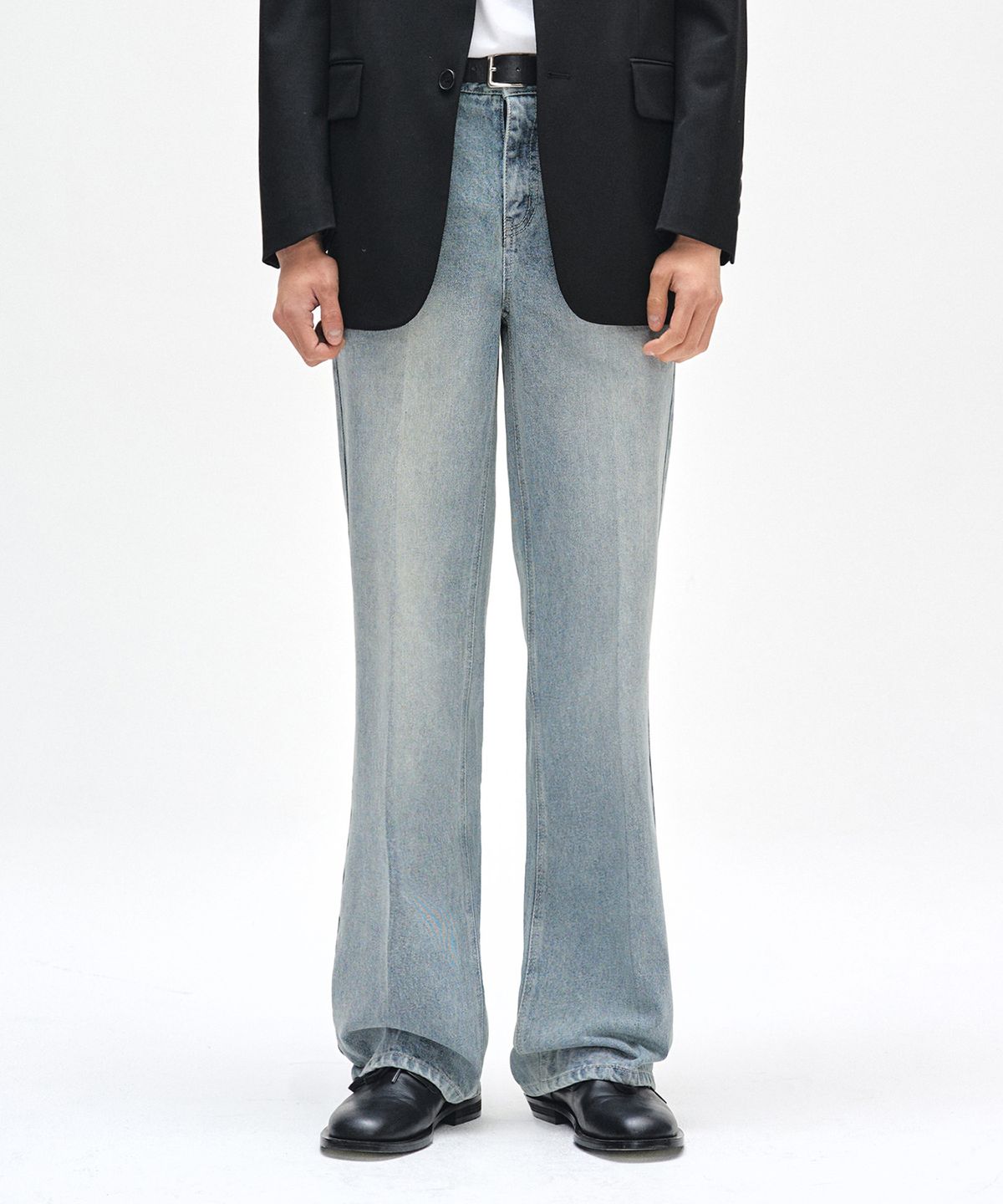 데케트(DECET) Dawn Semi Flared Jeans DCPT044YBlueA
