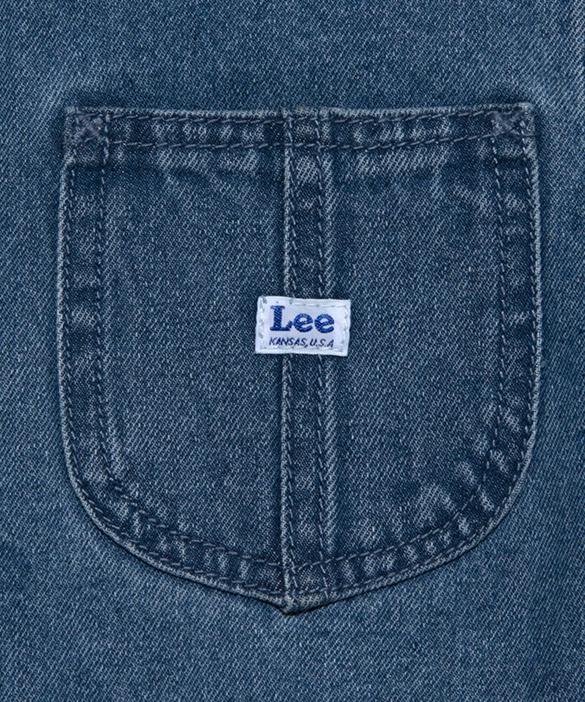 리 키즈(LEE KIDS) 데님 카라 레귤러핏 원피스 인디고라이트 LK2403OP72IL