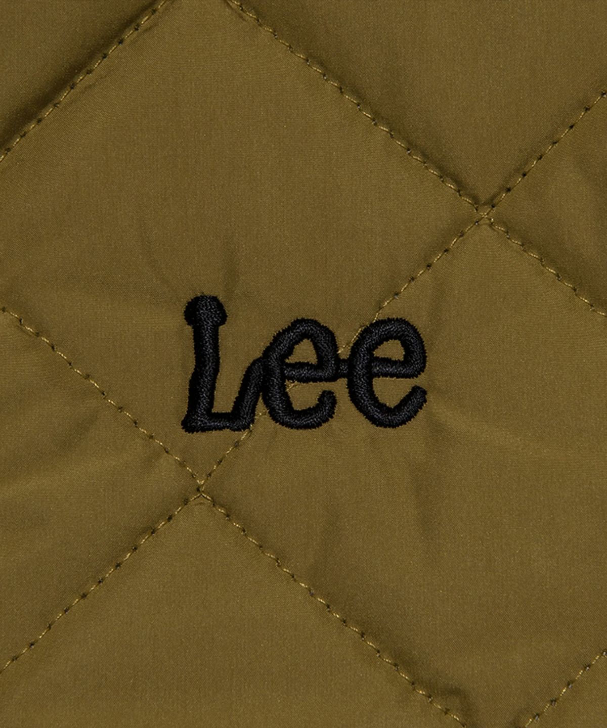 리 키즈(LEE KIDS) 레귤러핏 다이아퀼팅 후드 패딩 점퍼 카키 LK2403JU07KH