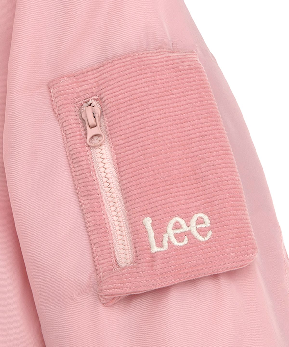 리 키즈(LEE KIDS) 톤온톤 루즈핏 봄버 패딩 점퍼 핑크 LK2403JU05PI