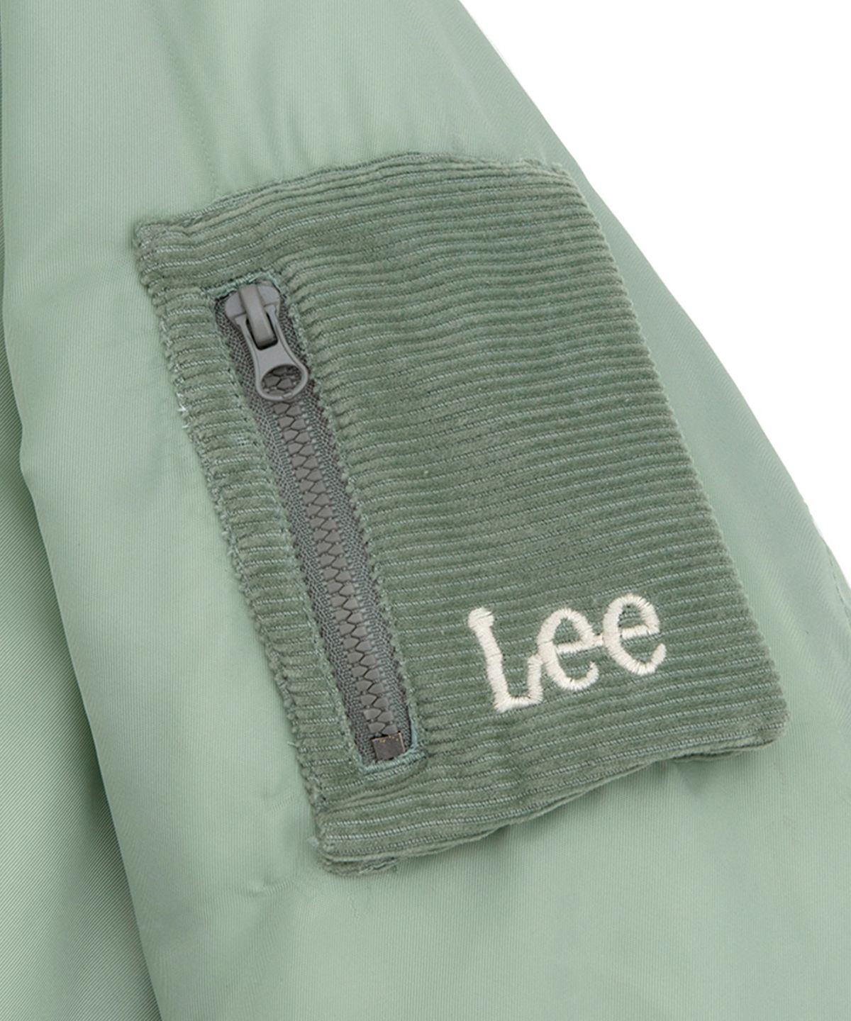 리 키즈(LEE KIDS) 톤온톤 루즈핏 봄버 패딩 점퍼 민트 LK2403JU05MI