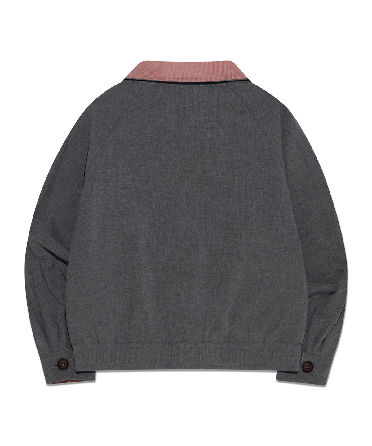 리 키즈(LEE KIDS) 스쿨 레귤러핏 체크 블루종 자켓 차콜 LK2403JK71CH