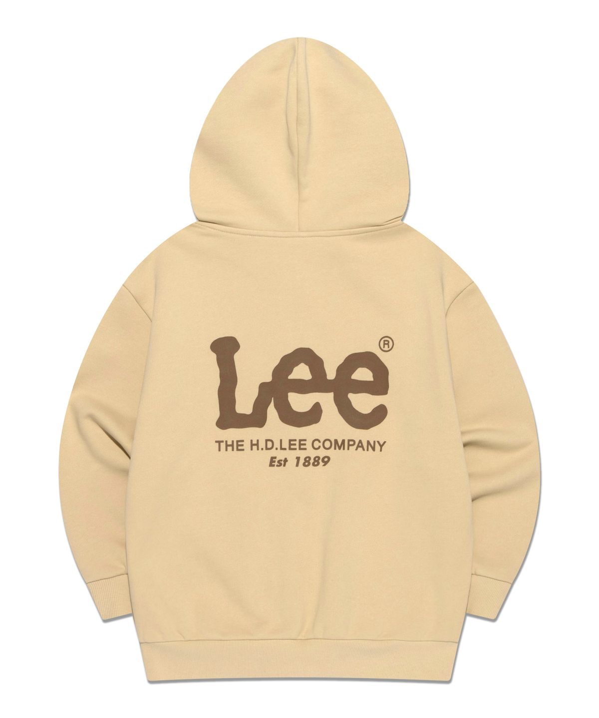 리 키즈(LEE KIDS) 트위치 로고 레귤러핏 후드 집업 옐로우 LK2403HZ01YE