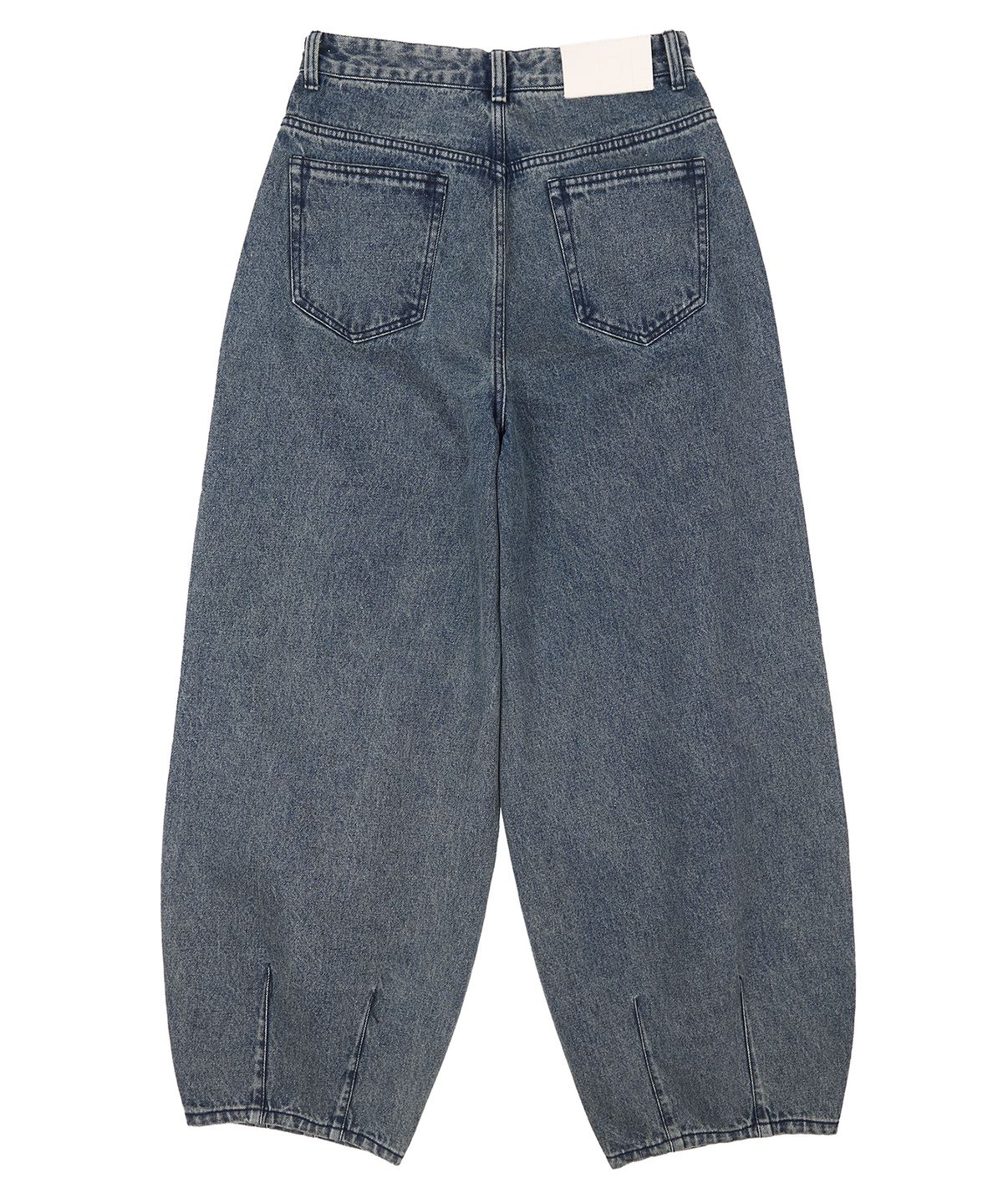 데케트(DECET) Balloon Wide Jeans DCPT055STNGRBlue
