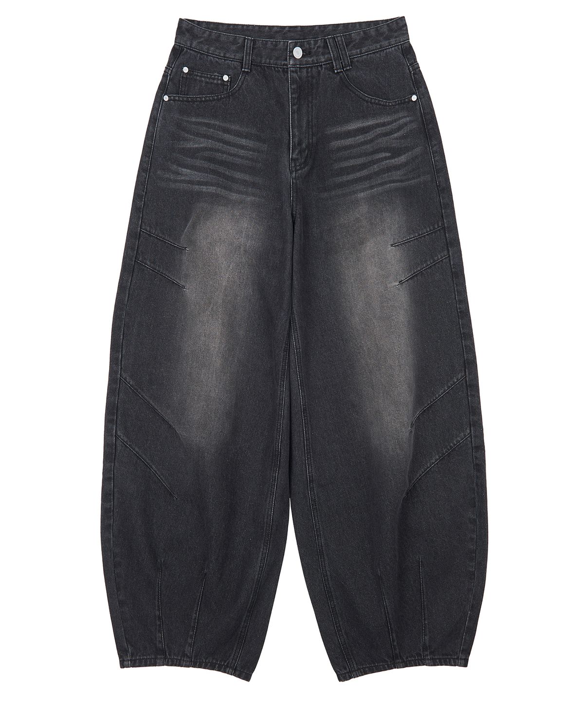데케트(DECET) Balloon Wide Jeans DCPT055YLBlackB