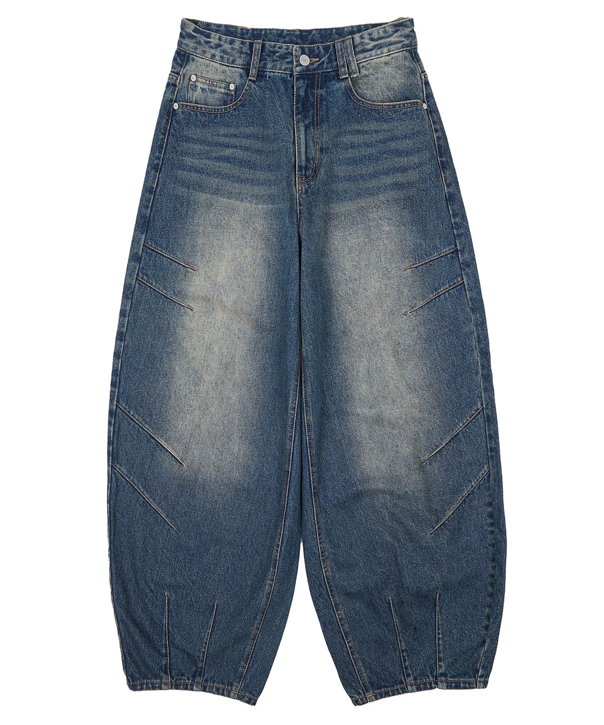데케트(DECET) Balloon Wide Jeans DCPT055YLBlueB