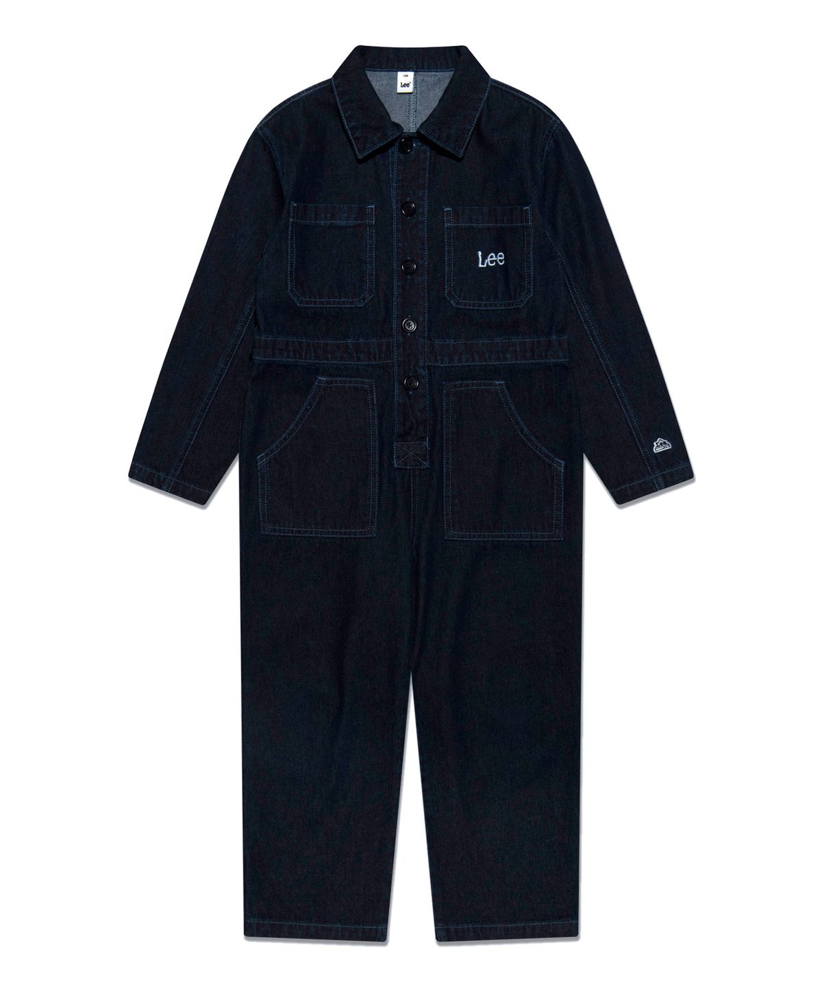 리 키즈(LEE KIDS) 데님 오버핏 오버롤 네이비 LK2403OR02NA