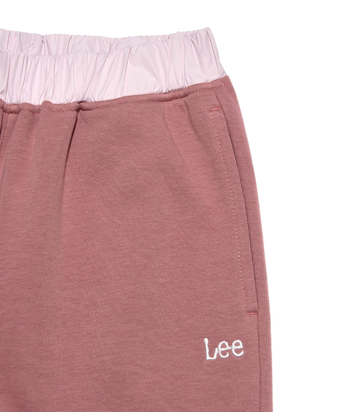 리 키즈(LEE KIDS) 배색 스웨트 레귤러핏 조거팬츠 핑크 LK2403JP70PI
