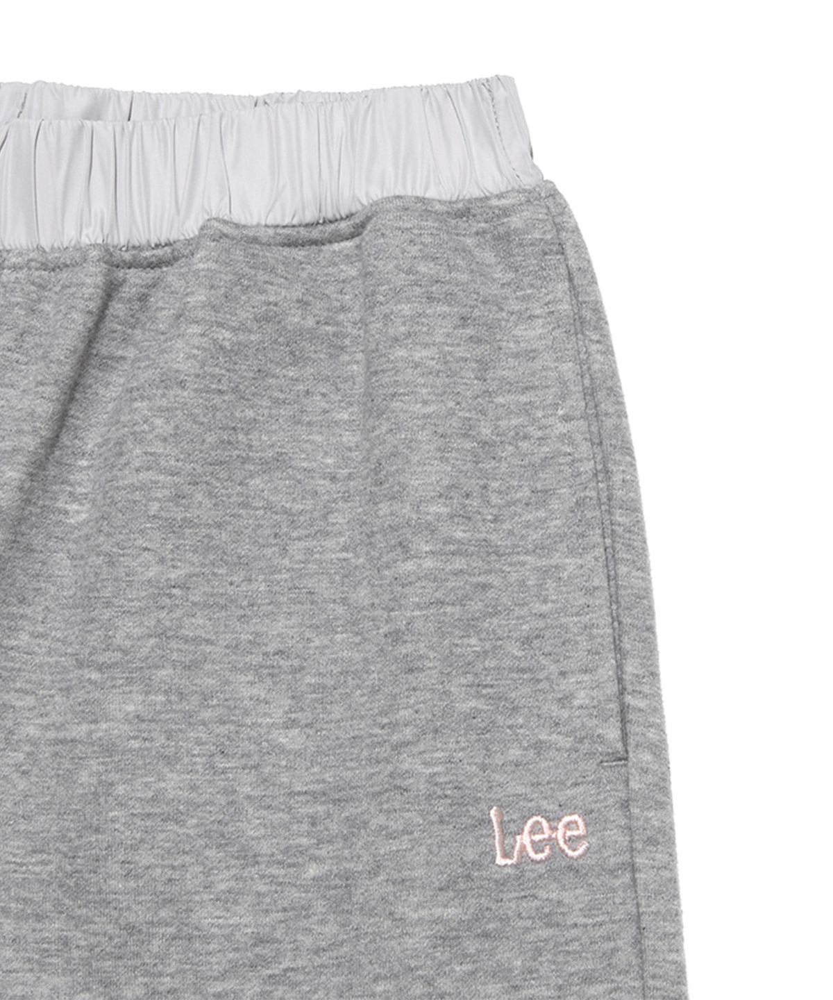 리 키즈(LEE KIDS) 배색 스웨트 레귤러핏 조거팬츠 멜란지그레이 LK2403JP70MG