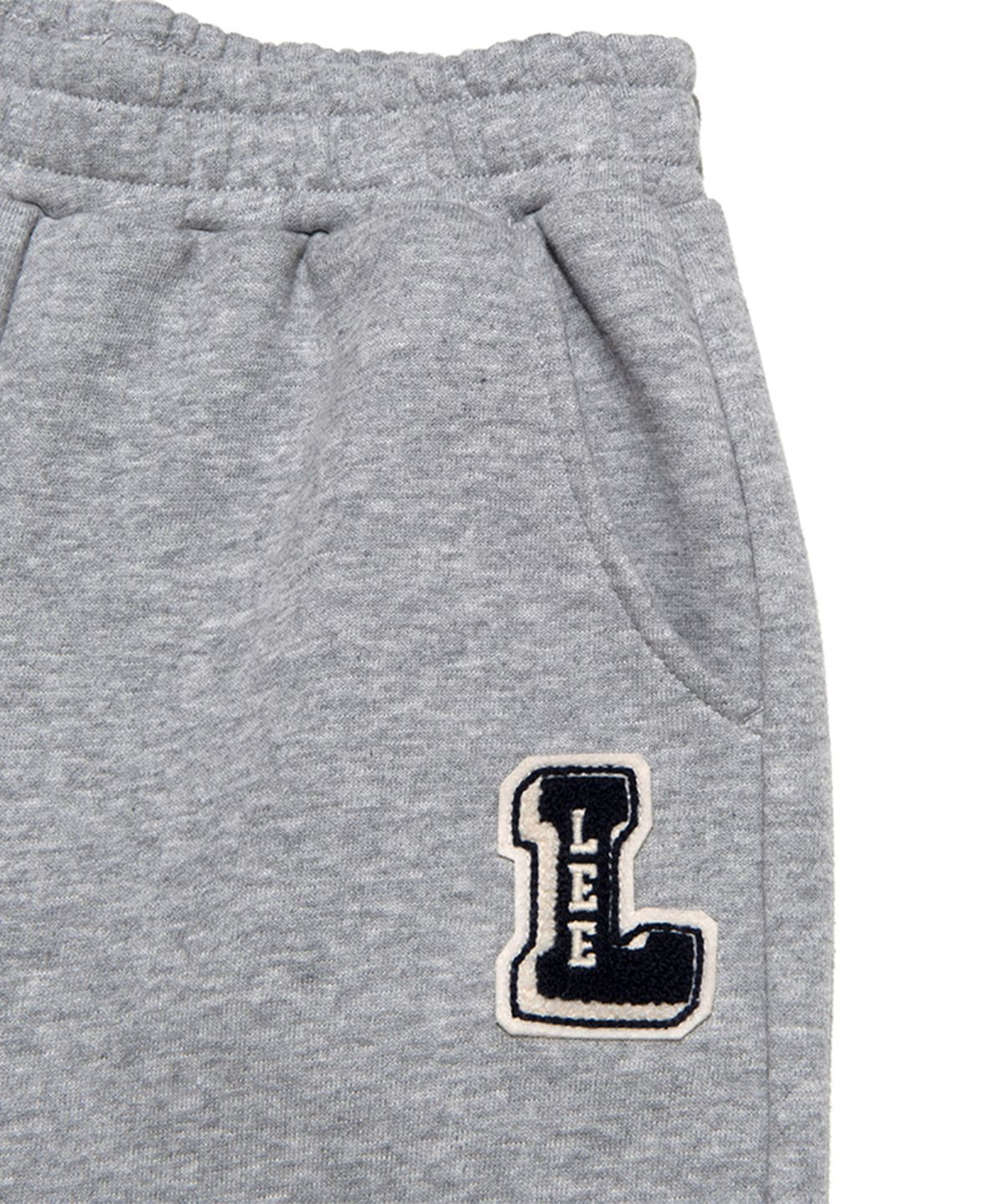 리 키즈(LEE KIDS) 스웨트 루즈핏 밴딩 조거팬츠 멜란지그레이 LK2403JP02MG