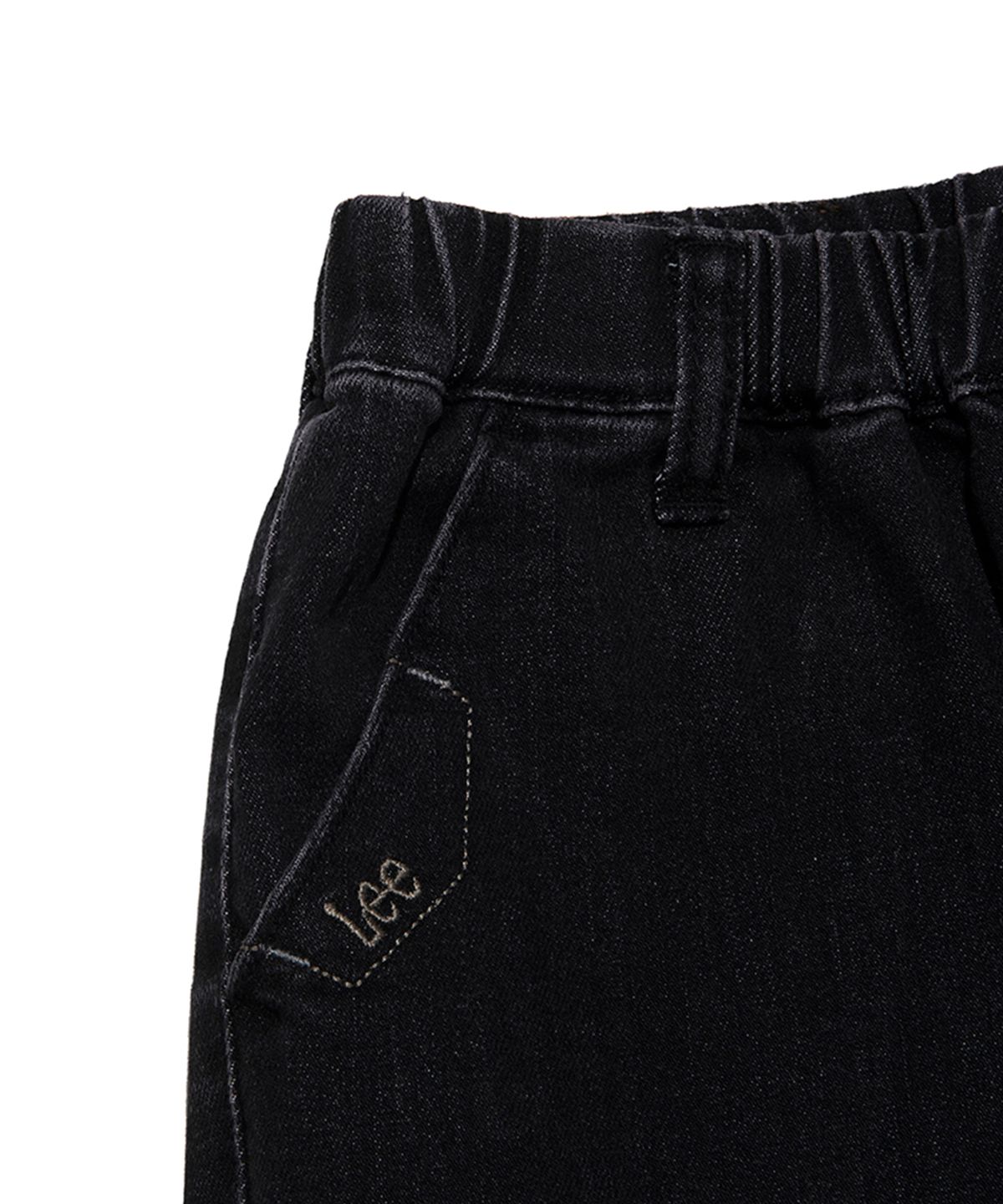 리 키즈(LEE KIDS) 멀티포켓 레귤러핏 데님 팬츠 블랙 LK2403IP02BK