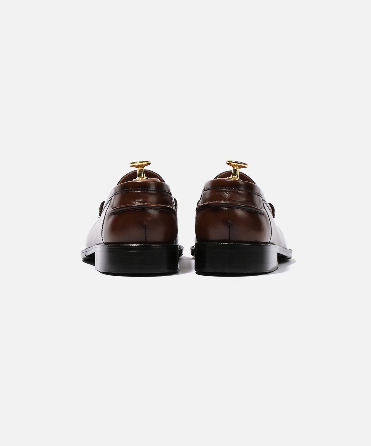 커스텀무드(CUSTOMMOOD) 레어 소가죽 페니로퍼(heritage brown)