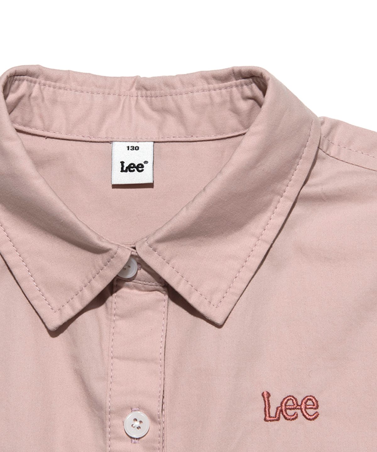 리 키즈(LEE KIDS) 이지 레귤러핏 셔츠 핑크 LK2403SH70PI