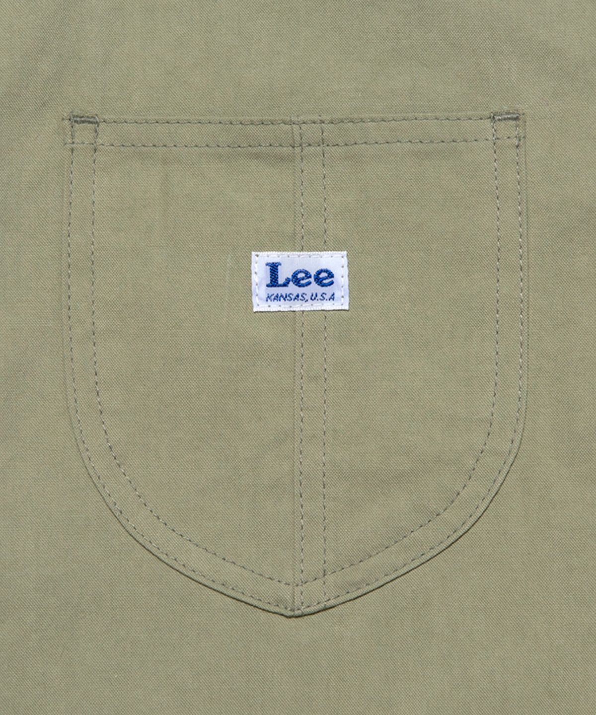리 키즈(LEE KIDS) 포켓 레귤러핏 셔츠 카키 LK2403SH40KH