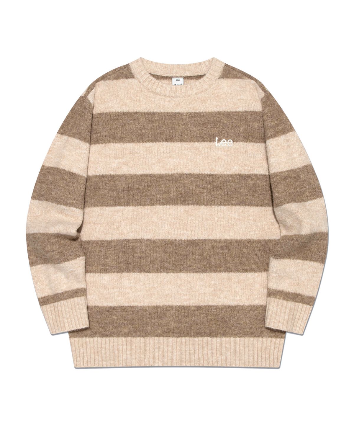 리 키즈(LEE KIDS) 스트라이프 릴렉스핏 풀오버 베이지 LK2403KT02BE