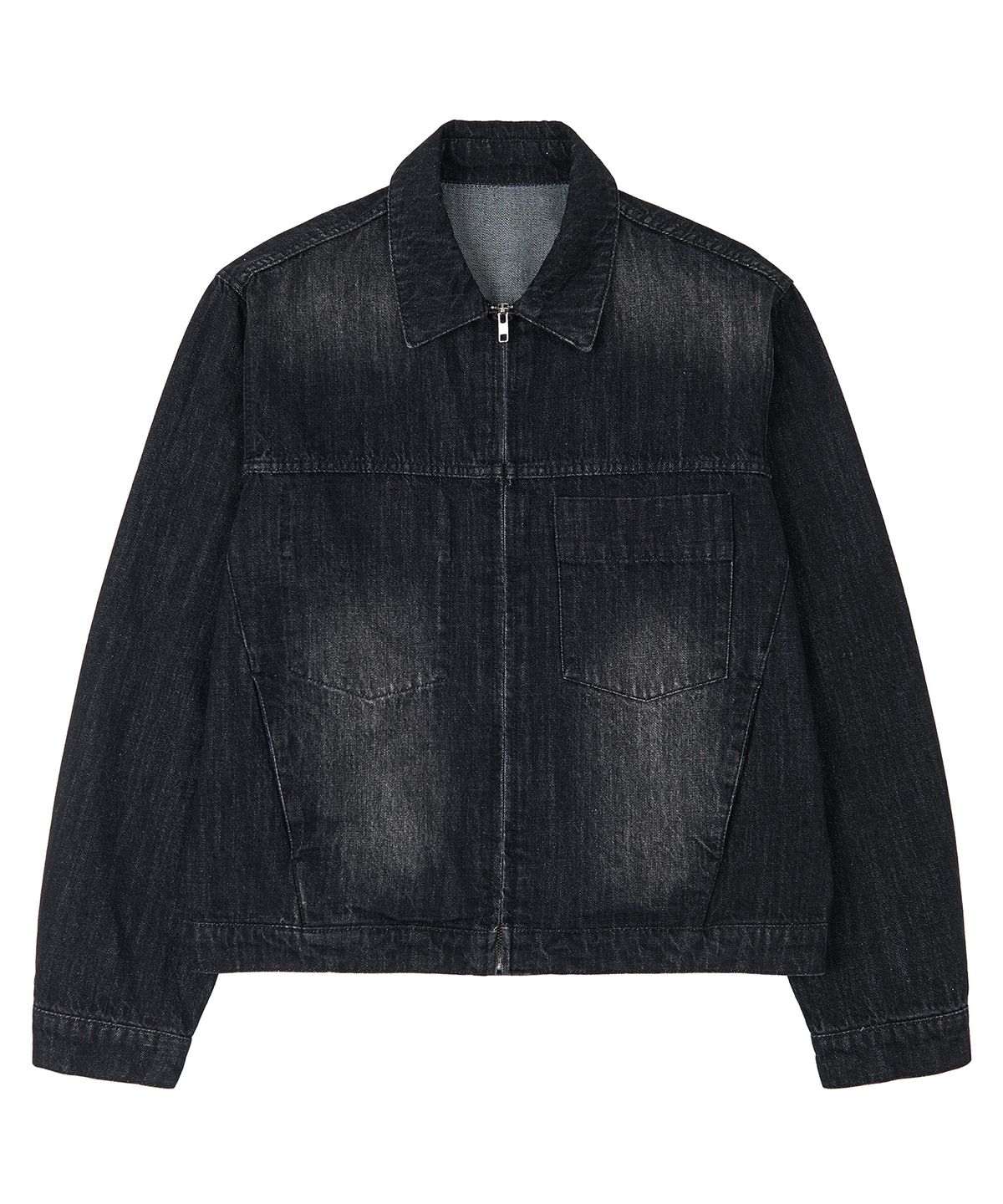 데케트(DECET) Denim Zip Jacket DCJK002BlackA