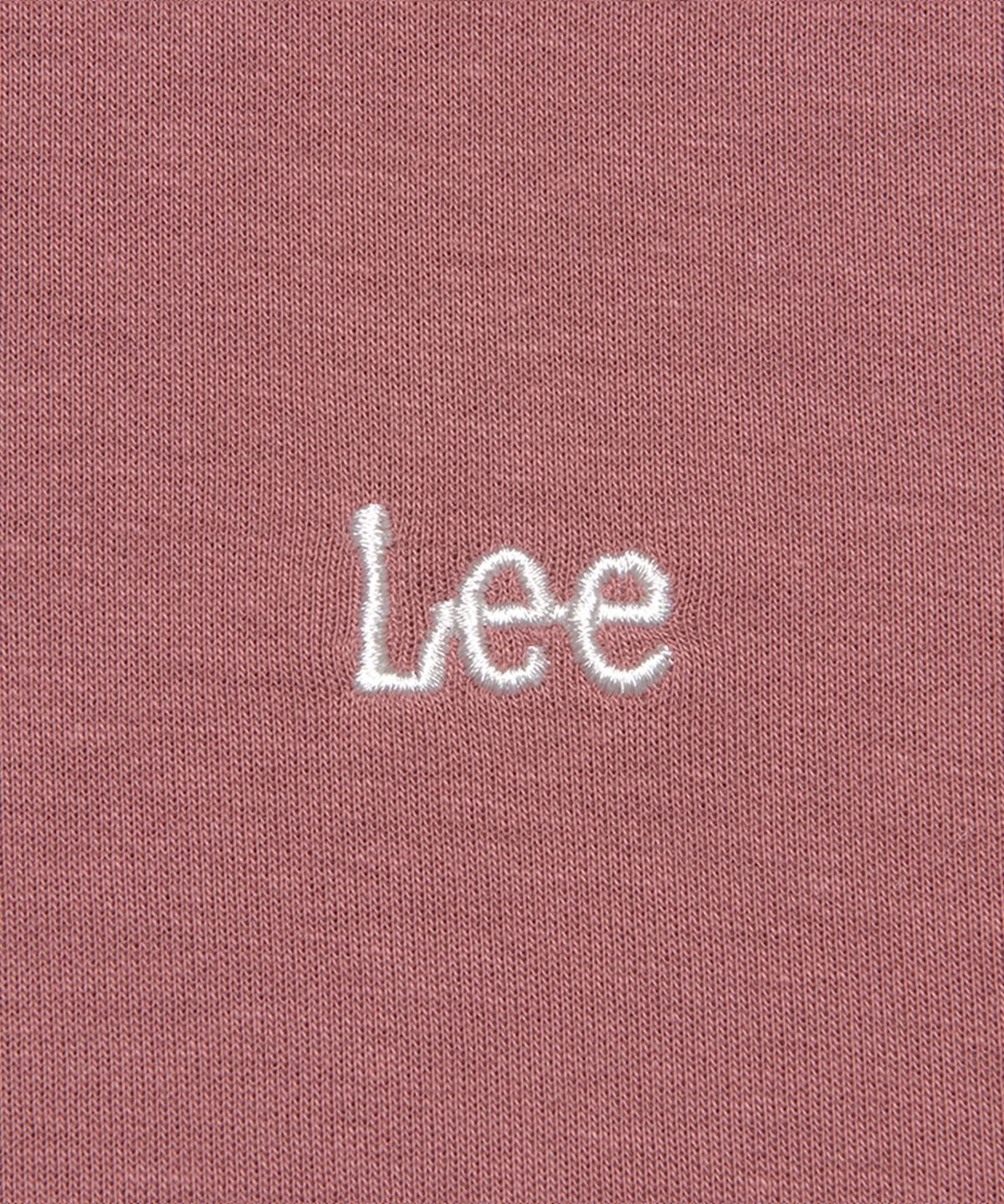 리 키즈(LEE KIDS) 배색 숏 후드 레귤러핏 스웨트셔츠 핑크 LK2403HD70PI