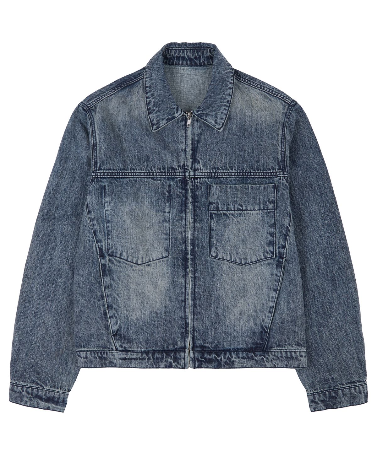 데케트(DECET) Denim Zip Jacket DCJK002BlueA