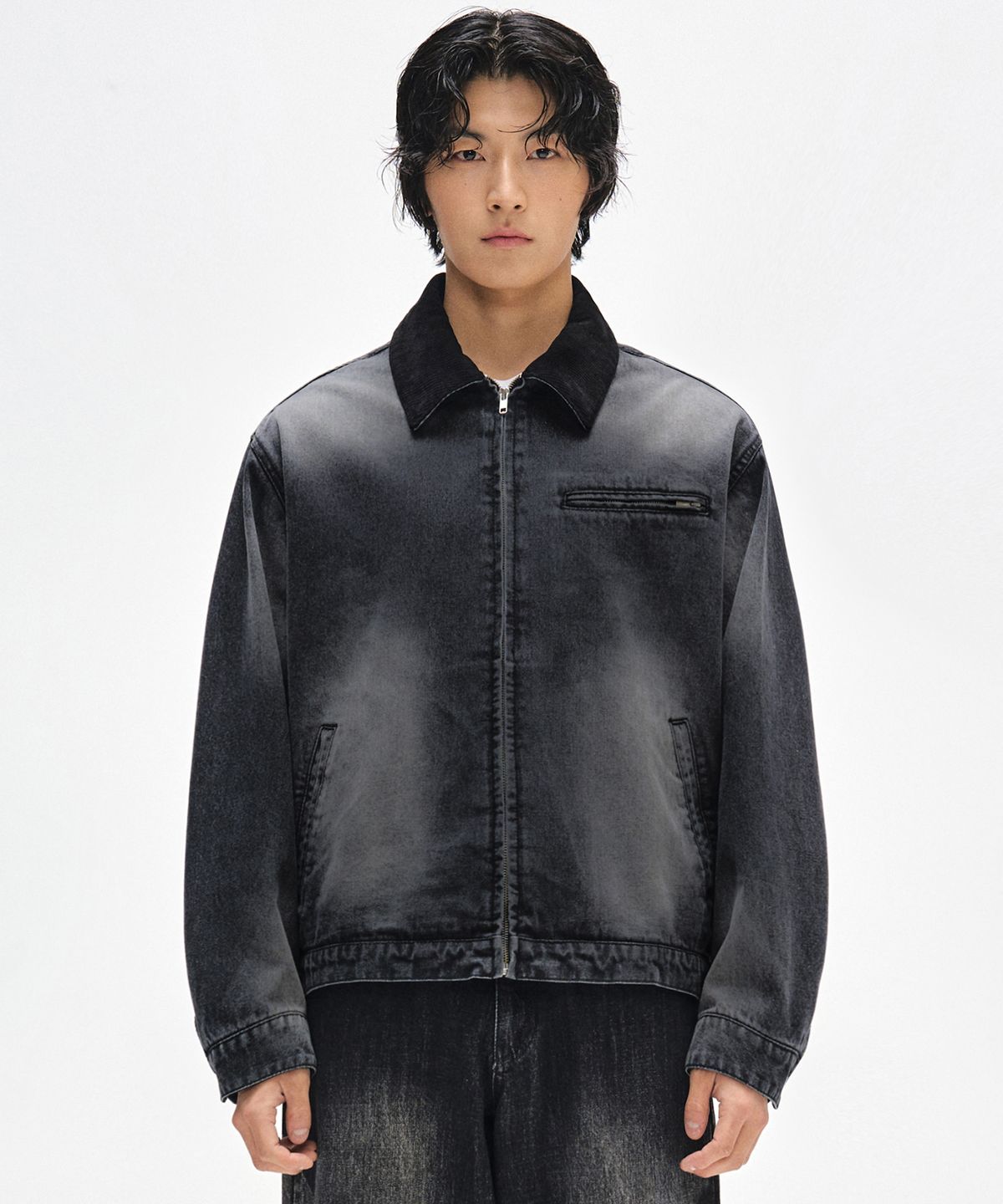 데케트(DECET) Denim Work Jacket DCJK003BlackA