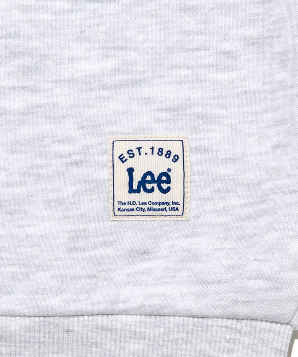 리 키즈(LEE KIDS) 오버롤 아트웍 후드 루즈핏 스웨트셔츠 라이트그레이 LK2403HD40LG