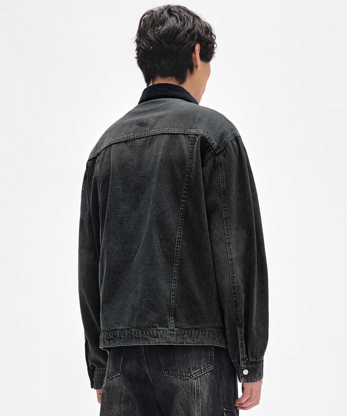 데케트(DECET) Denim Work Jacket DCJK003DKhakiA