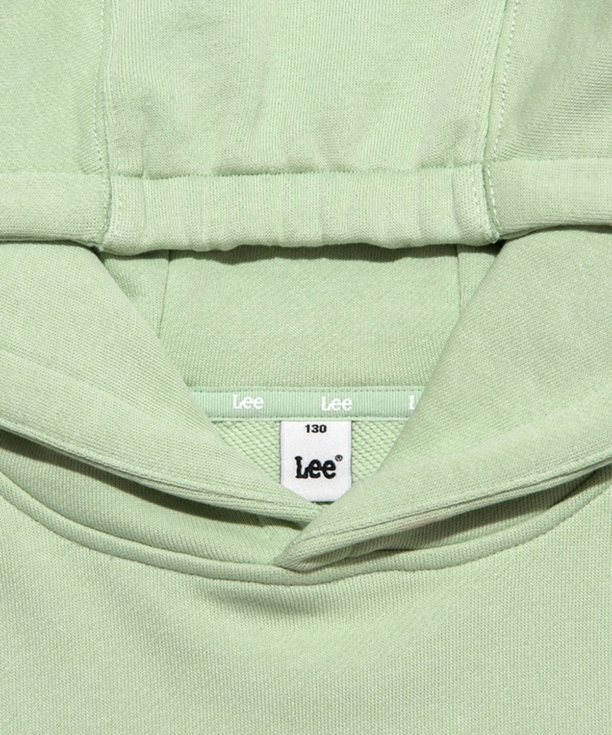 리 키즈(LEE KIDS) 빅 트위치 로고 루즈핏 후드 스웨트셔츠 그린 LK2403HD01GN